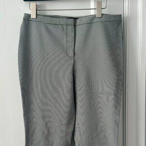 Theory Black and White Dress Pants